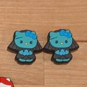 4 for $10! Mix n Match - Hello Kitty ZOMBIE BRIDE Croc Jibbitz Halloween Costume